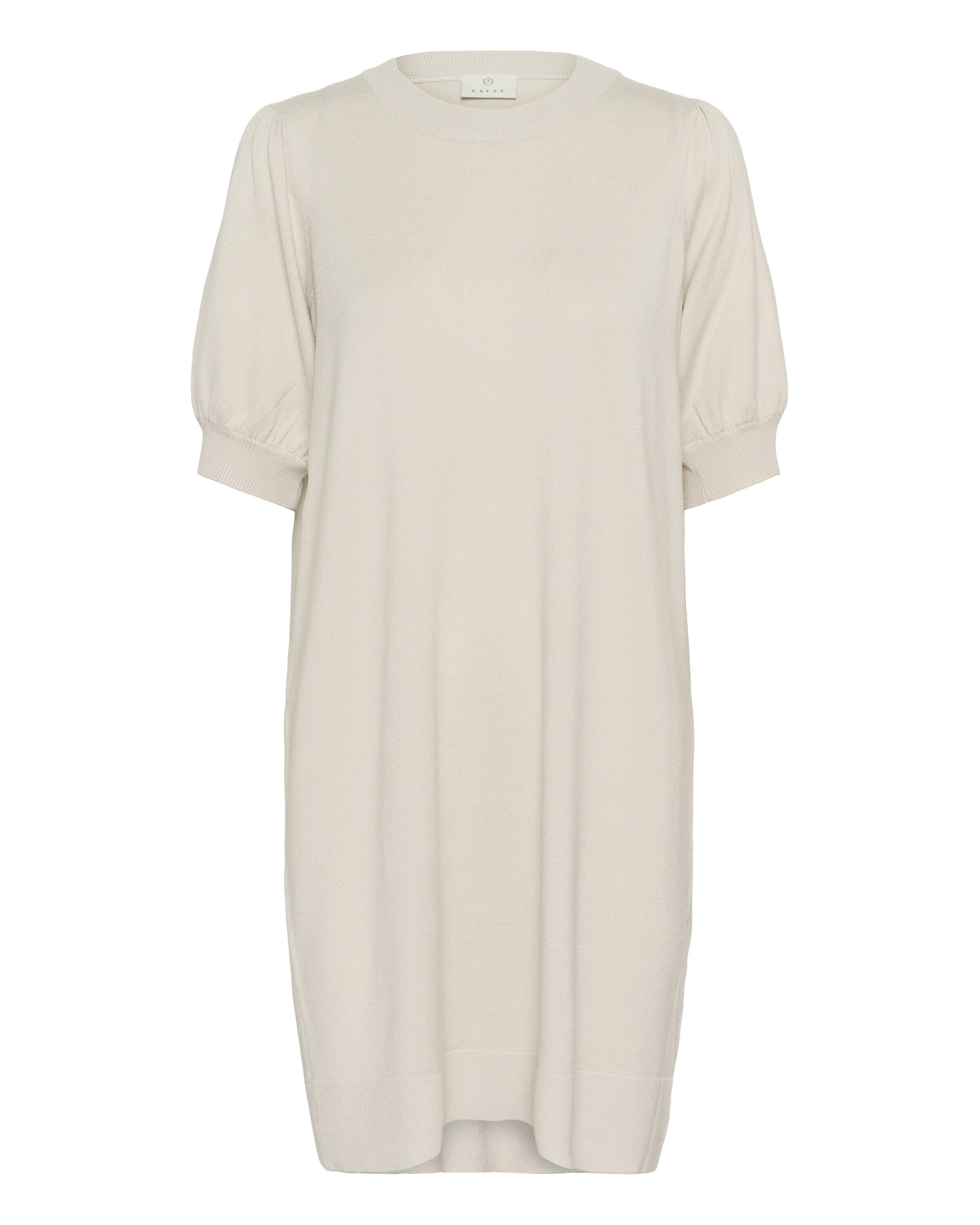 Kaffe Gebreide jurk 'Lizza' in Beige: voorkant