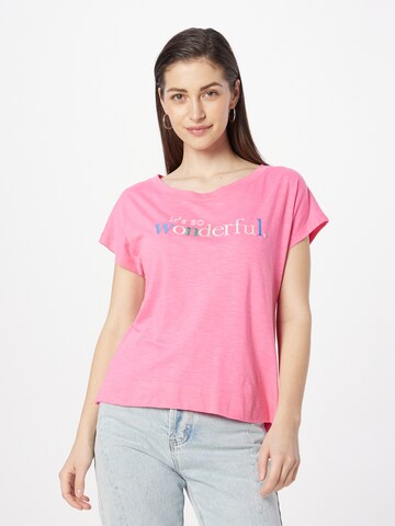 T-shirt s.Oliver en rose : devant