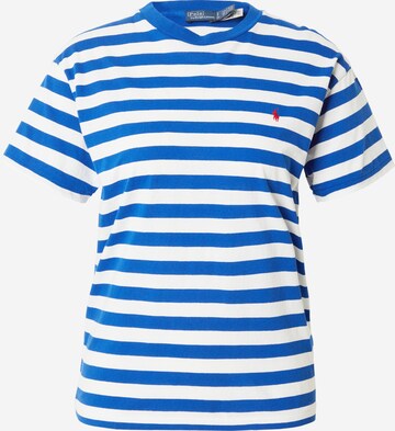 Tricou de la Polo Ralph Lauren pe albastru: față