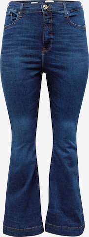 River Island Plus Flared Jeans 'BUTTERSCOTCH' in Blau: predná strana