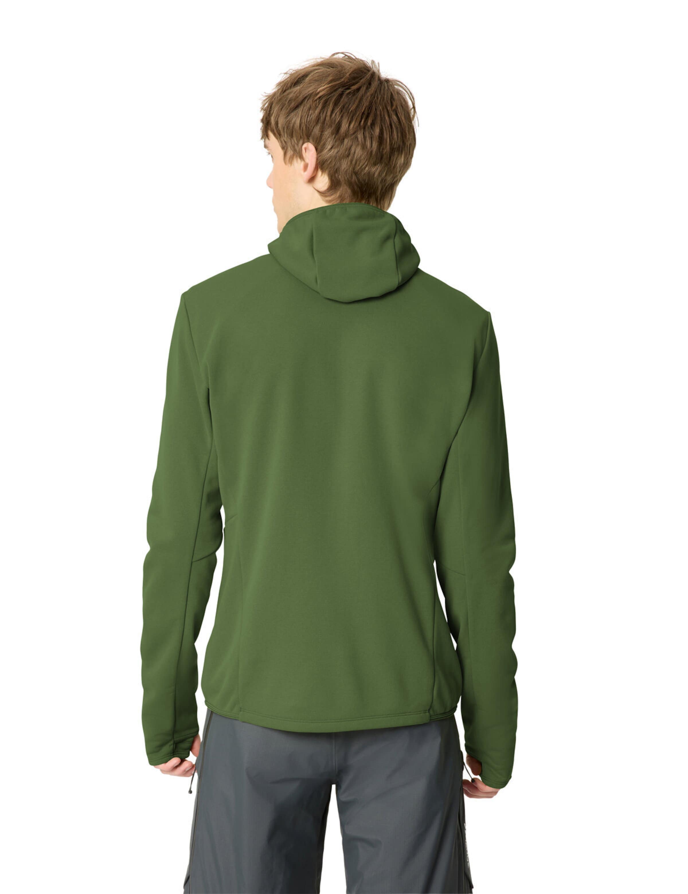 VAUDE Athletic fleece jacket 'Monviso III' in Green