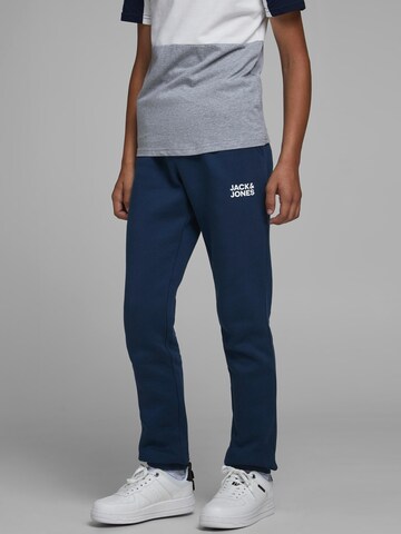 Jack & Jones Junior Tapered Trousers 'Gordon' in Blue: front