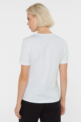 SENSES.THE LABEL Basic T-Shirt TA:TI in Weiß