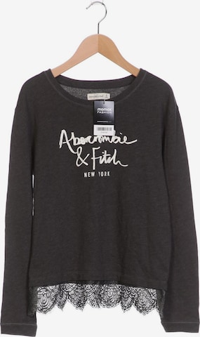 Abercrombie & Fitch Langarmshirt M in Grau: predná strana