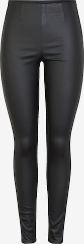 Skinny Leggings de la PIECES pe negru: față