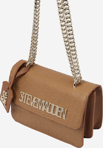 STEVE MADDEN - Mala de ombro 'COAL' em castanho: frente