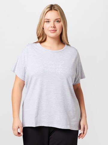 Dorothy Perkins Curve Shirt in Grijs: voorkant