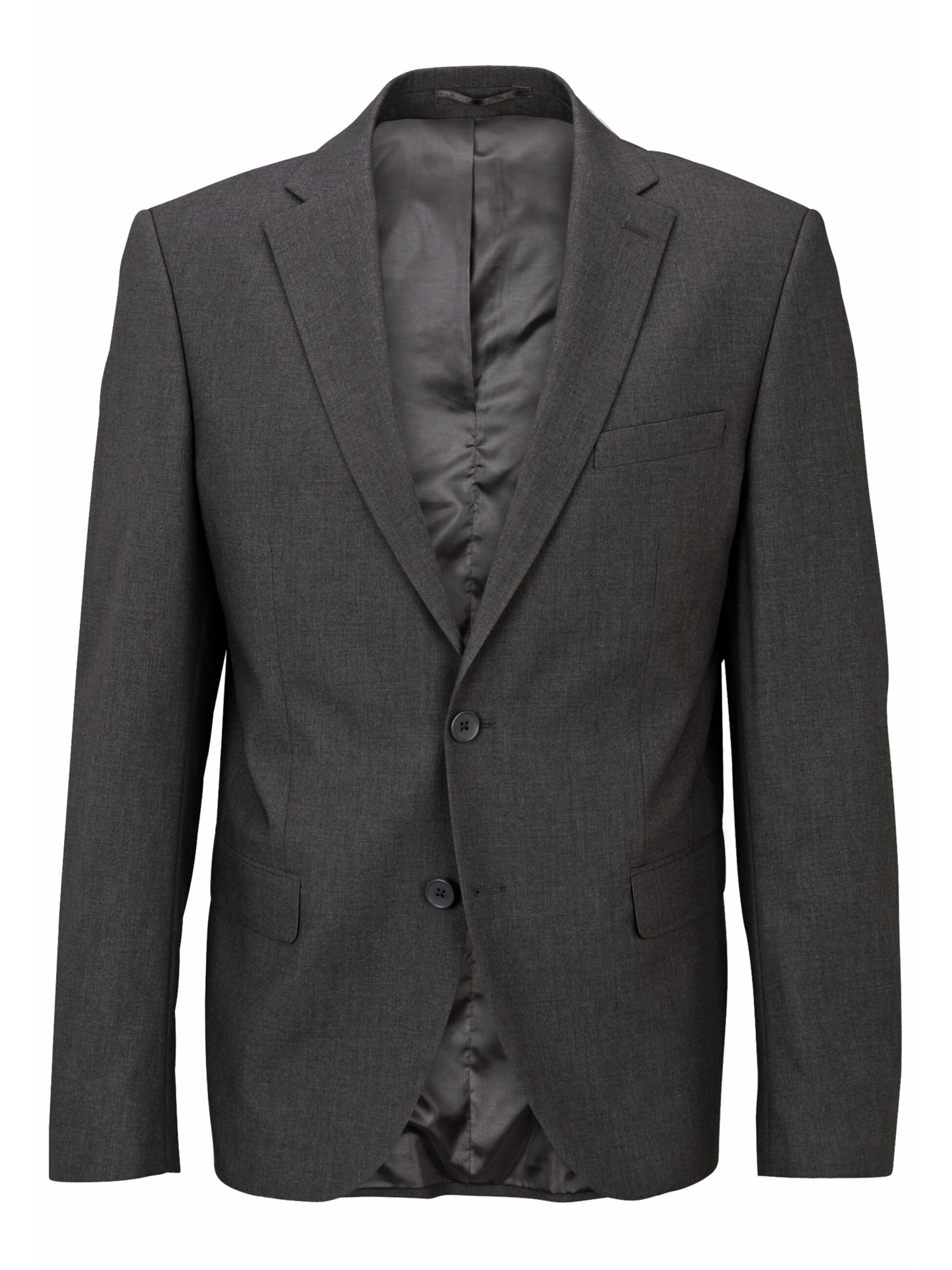 Steffen Klein Slim fit Colbert in Grijs: voorkant