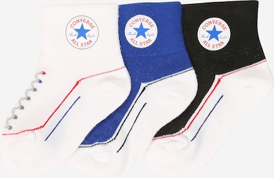 CONVERSE Chaussettes en bleu / melon / noir / blanc, Vue avec produit