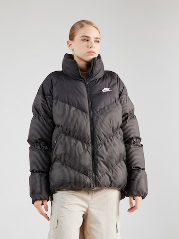 Veste mi-saison Nike Sportswear en noir : devant