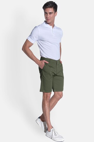 Steffen Klein Regular Chino Pants in Green