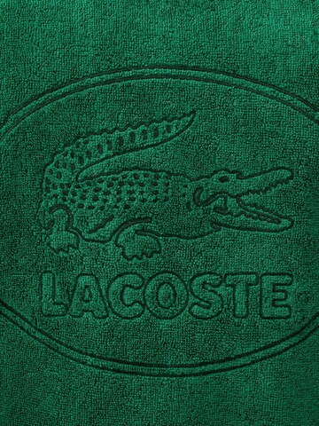LACOSTE Long Bathrobe 'LDEFILE' in Green