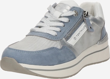 Baskets basses TOM TAILOR en argent : devant