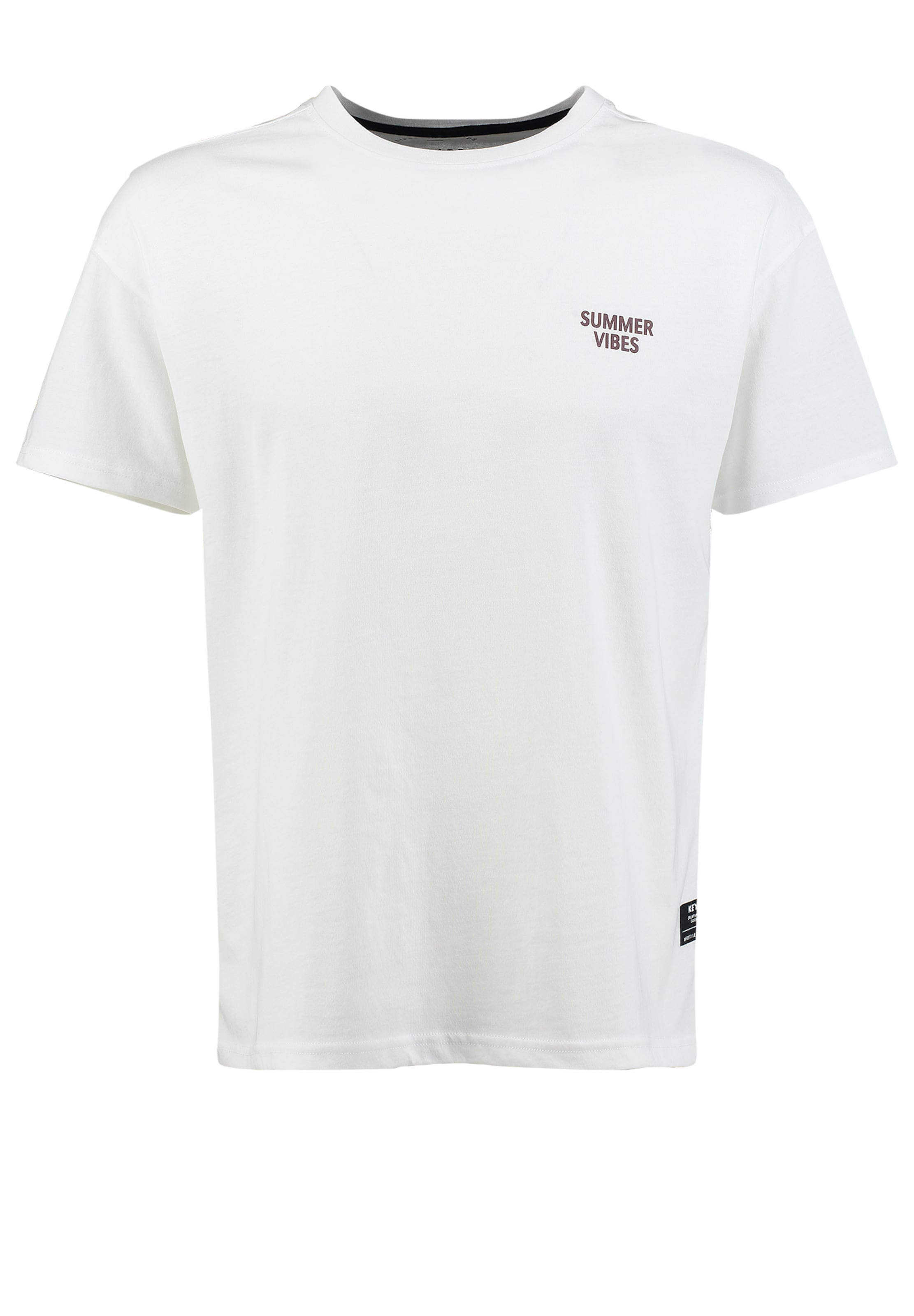 Key Largo Tričko 'Verona' – bílá: přední strana