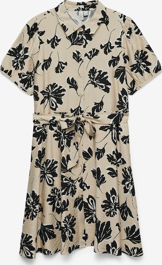 VERO MODA Košilové šaty ve velikosti 34 - šedobéžová / černá / bílá, Produkt