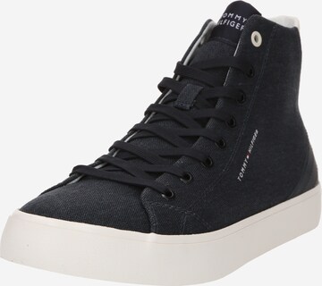 Sneaker alta di TOMMY HILFIGER in blu: frontale