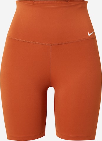 NIKE - Pantalón deportivo 'ONE' en naranja: frente