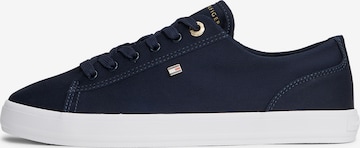 TOMMY HILFIGER Nizke superge 'FOXING' | modra barva: sprednja stran