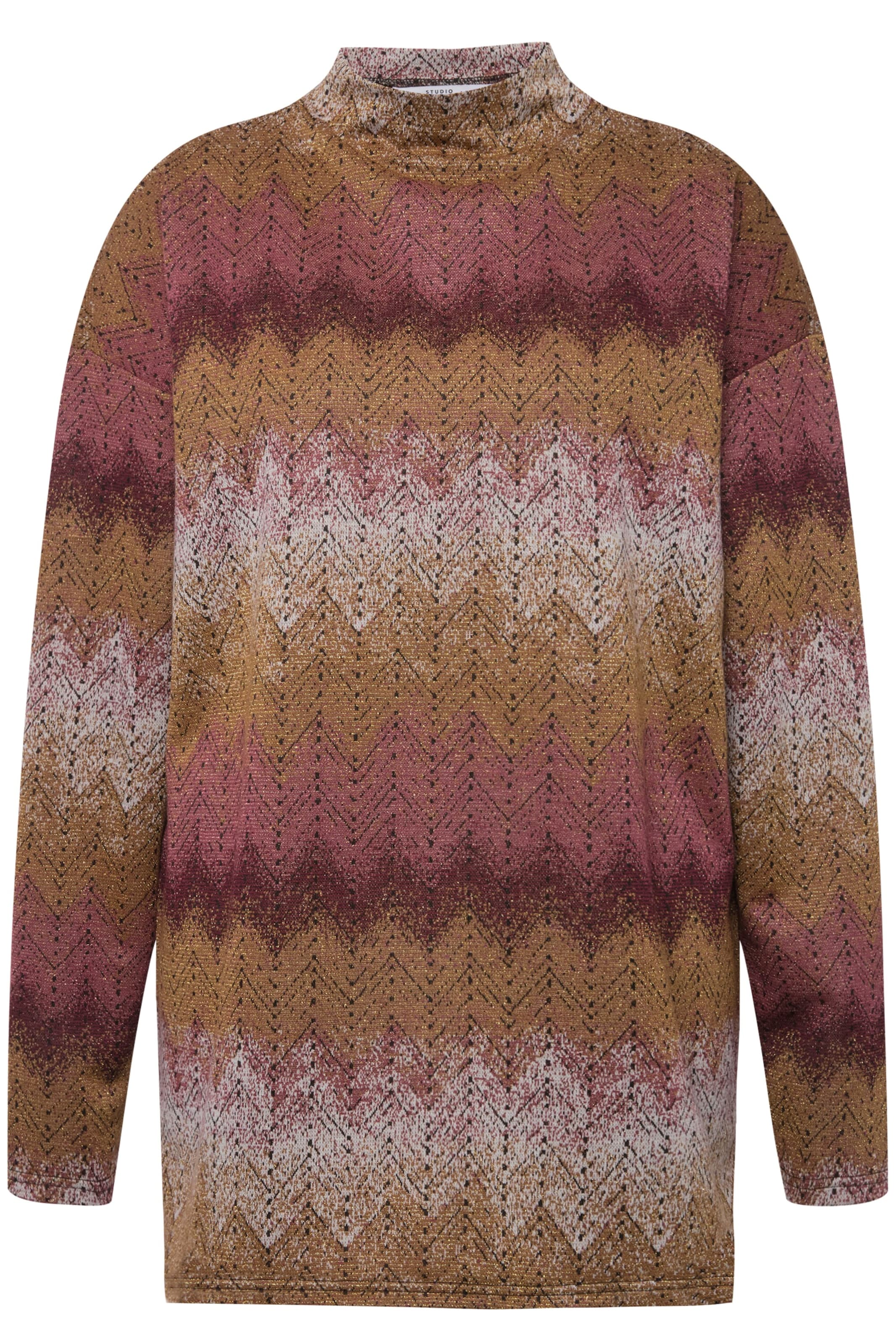 Studio Untold Sweatshirt in Rood: voorkant