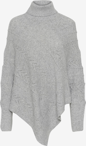 Cream Cape 'Holiday' in Grey: front