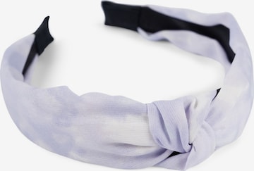 styleBREAKER Haarschmuck 'Stoff Haarreif Batik Farbverlauf' in Weiß: Vorderseite