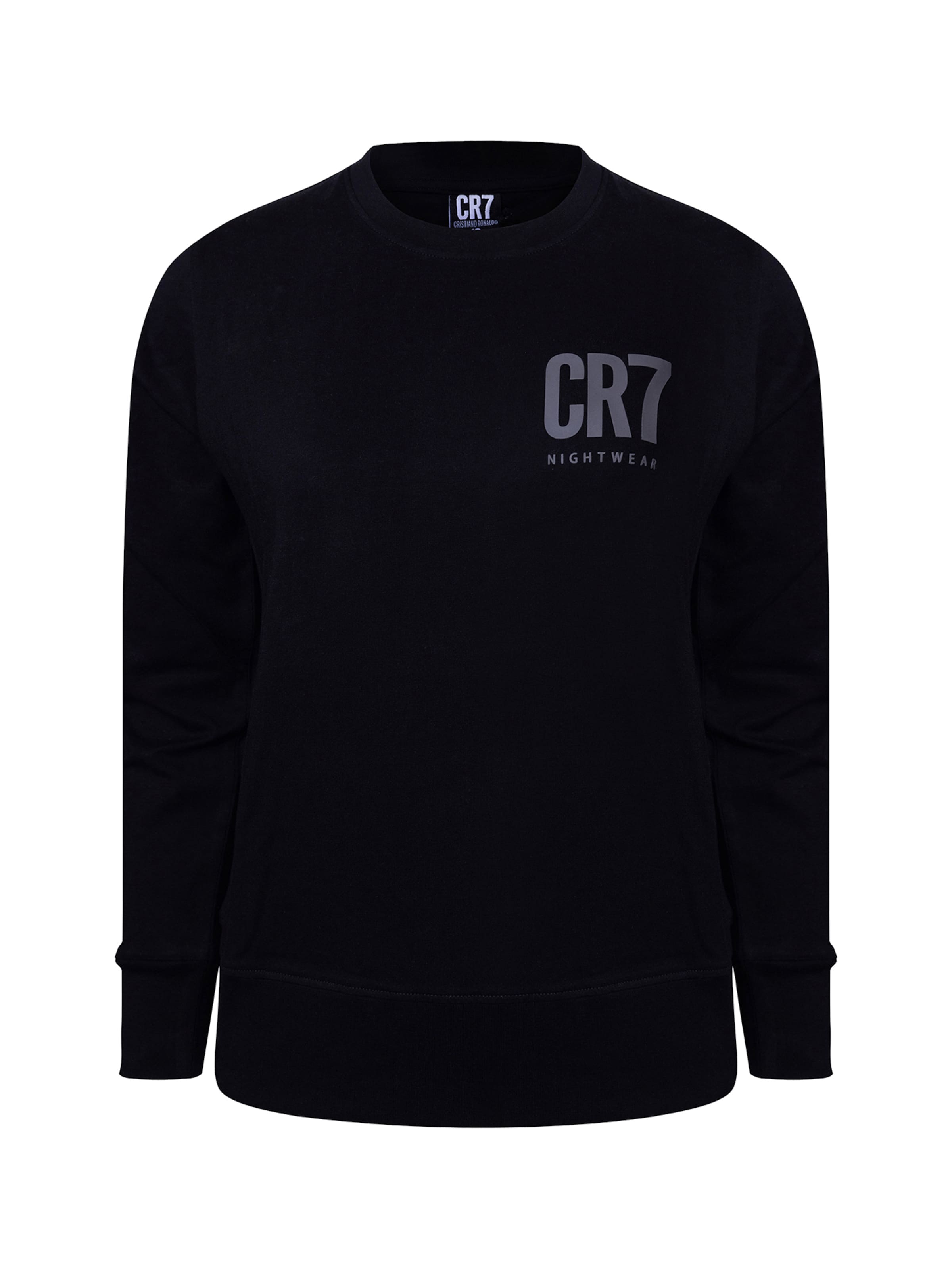 CR7 - Cristiano Ronaldo - Pijama ' Boys BASIC Long ' en negro
