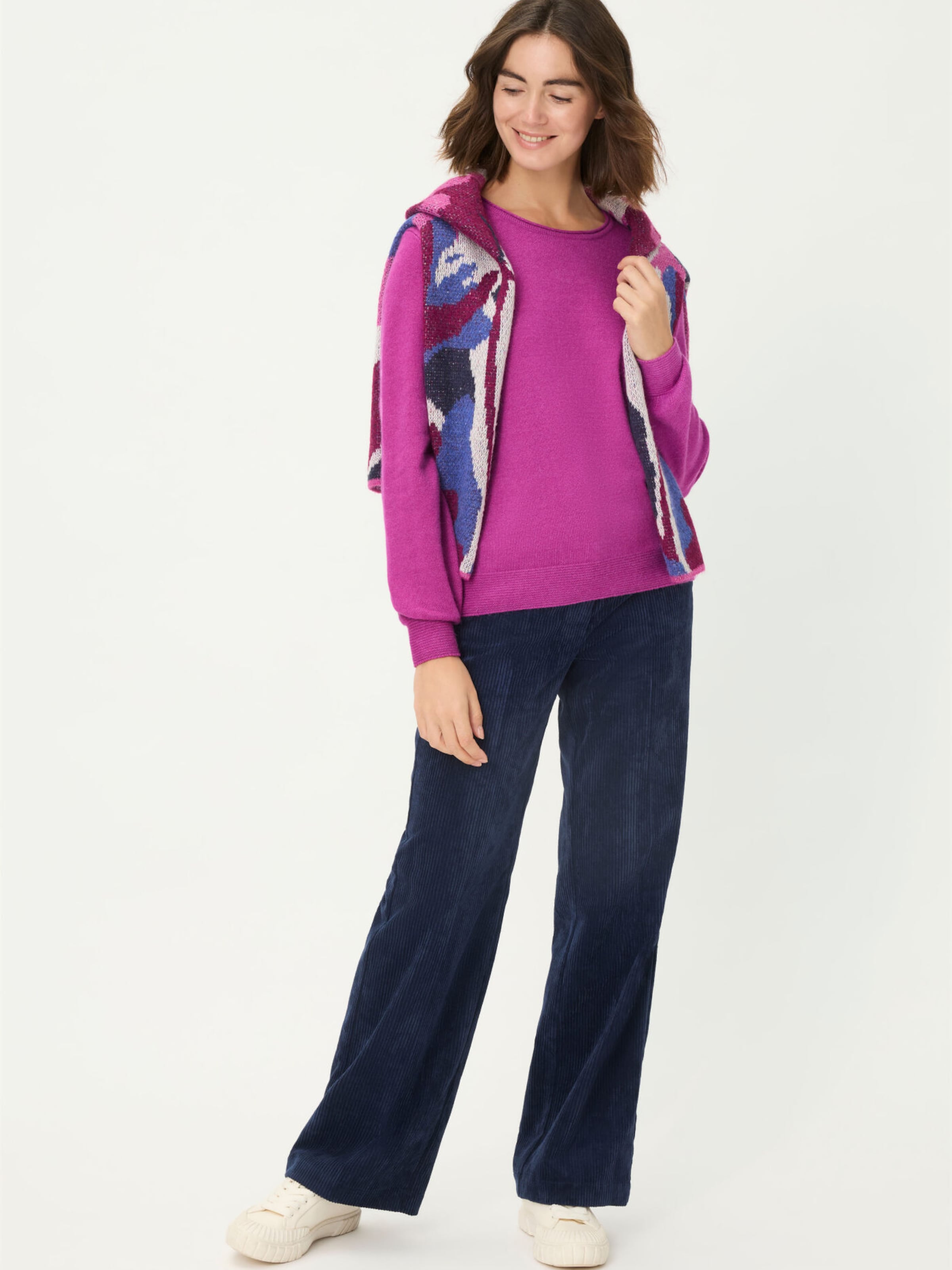 Olsen Pullover in Lila