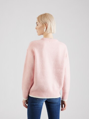 River Island Pullover 'HO HO HO' in Pink