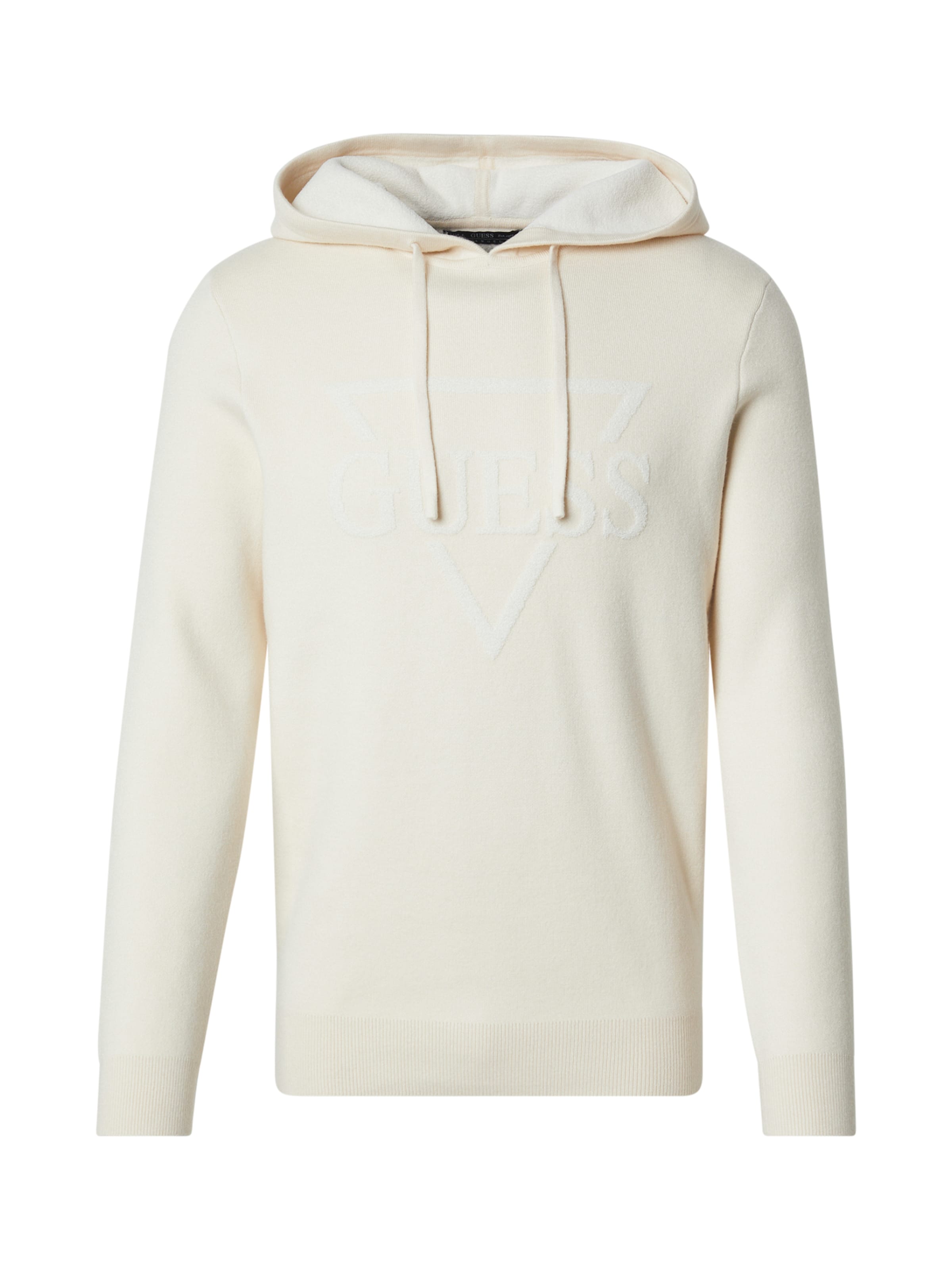 GUESS Kampsun 'Joby', värv beež: eest vaates