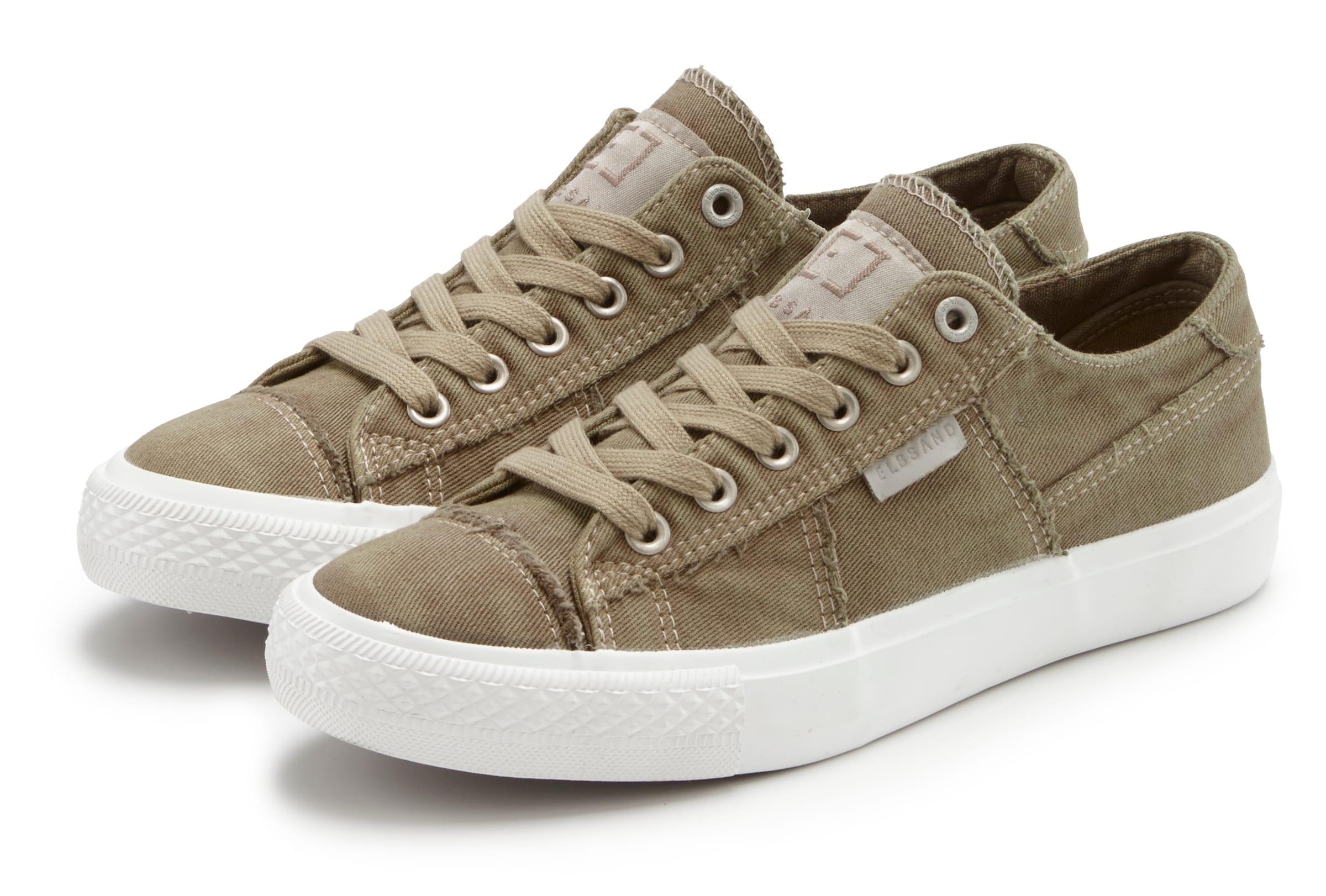 pelēks Elbsand Zemie brīvā laika apavi: no priekšpuses