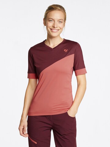 ZIENER Performance Shirt 'NAHALA' in Red: front