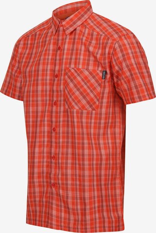 REGATTA Regular fit Athletic Button Up Shirt 'Kalambo VII' in Orange