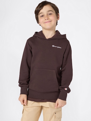 Champion Authentic Athletic Apparel Mikina – hnědá: přední strana