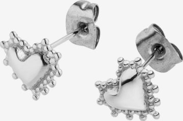 Boucles d'oreilles 'Delicate Heart' PURELEI en argent : devant