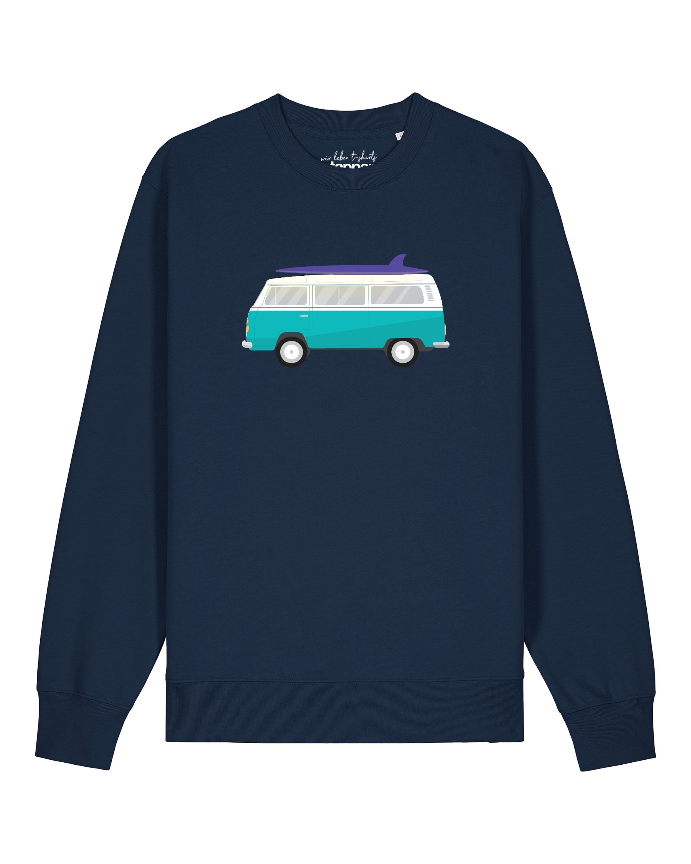 Watapparel Sweatshirt 'California Dream' in Blauw: voorkant