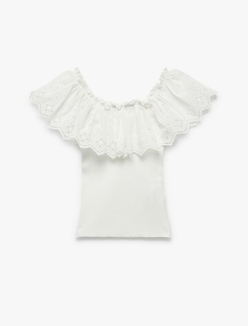 Koton Top in White: front