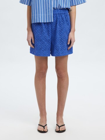 Loosefit Pantalon SELECTED en bleu : devant