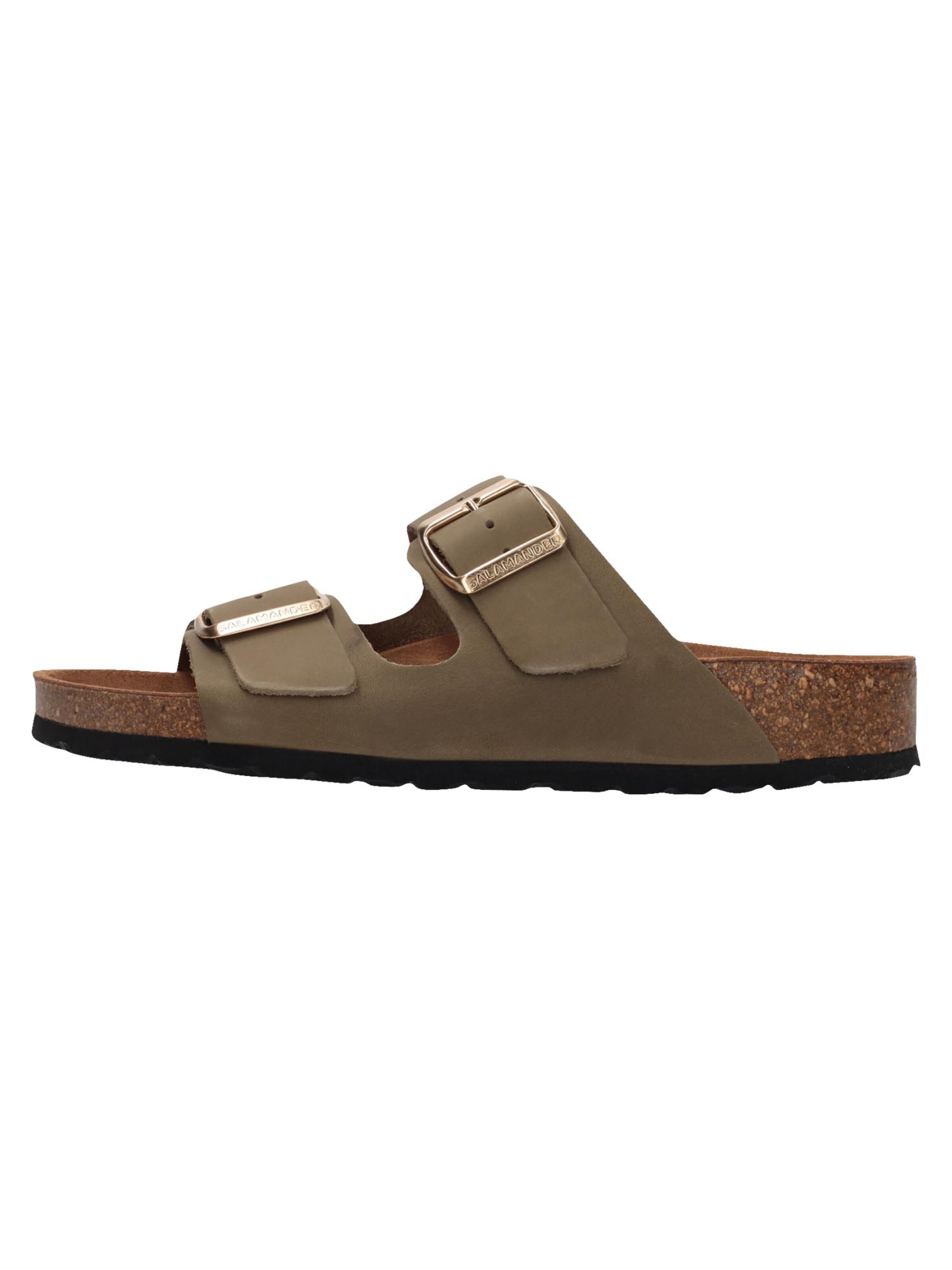 SALAMANDER Mules 'Basic' in Green: front