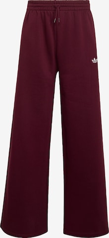 Pantalon 'Trefoil' ADIDAS ORIGINALS en rouge : devant
