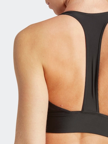 ADIDAS PERFORMANCE Bustier Sportbikini 'Branded Beach' in Zwart