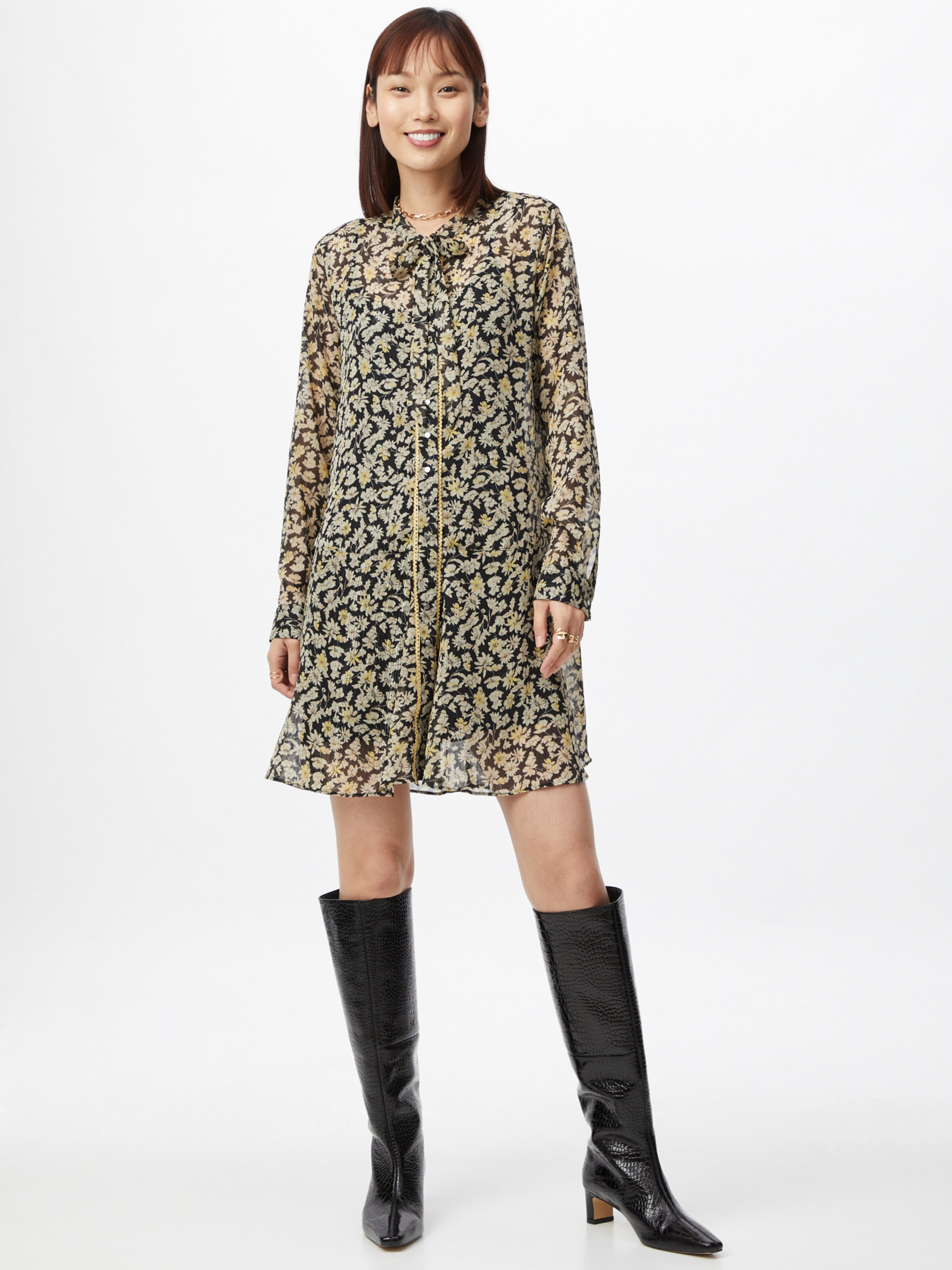 Freebird Blousejurk Celeste in Geel ABOUT YOU