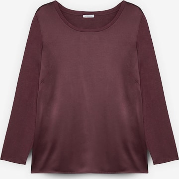Camicia da donna di Fiorella Rubino in rosso: frontale