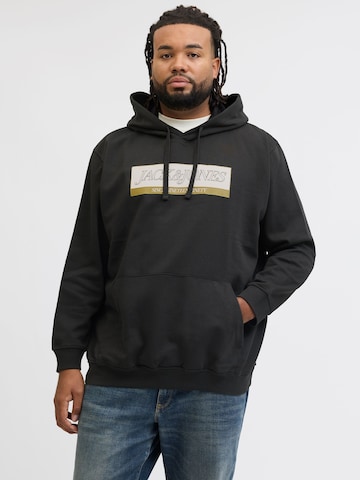 Felpa di JACK & JONES in nero: frontale