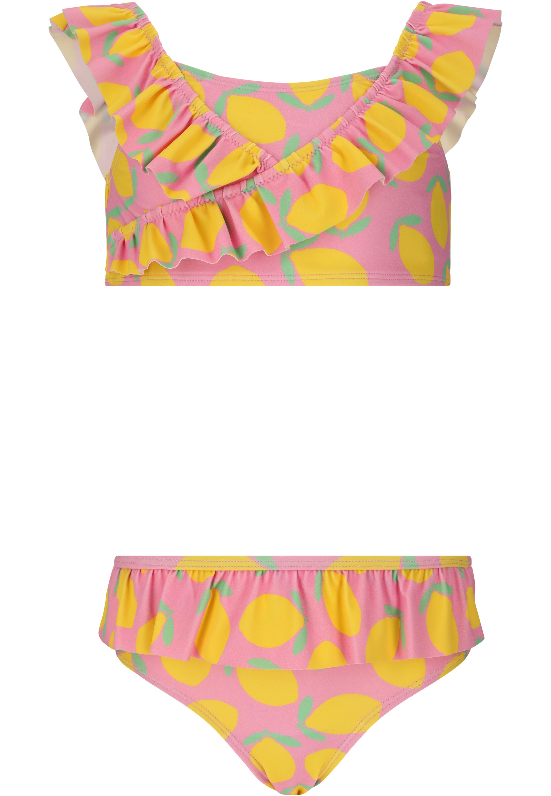 ZigZag Swimsuit 'Tropical' in Mixed colours: front