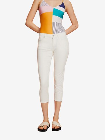 ESPRIT Skinny Jeans in Wit: voorkant