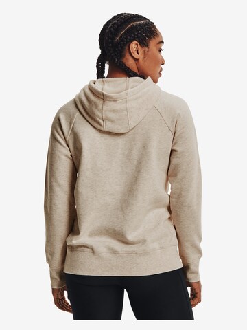 UNDER ARMOUR Sportief sweatshirt 'Rival' in Beige