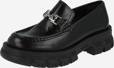 Karl Lagerfeld Sapato Slip-on 'PRECINCT' em preto / prata, Vista do produto