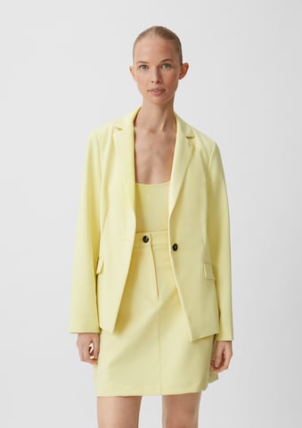 comma casual identity - Blazer em amarelo: frente