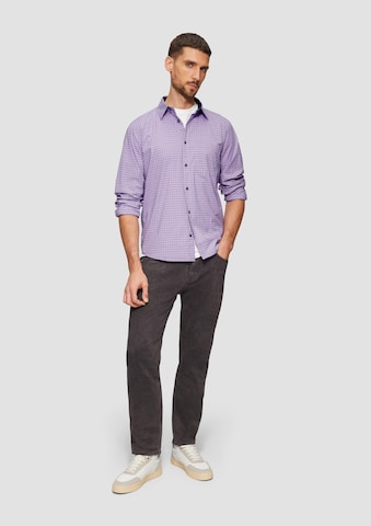 s.Oliver Regular fit Overhemd in Lila