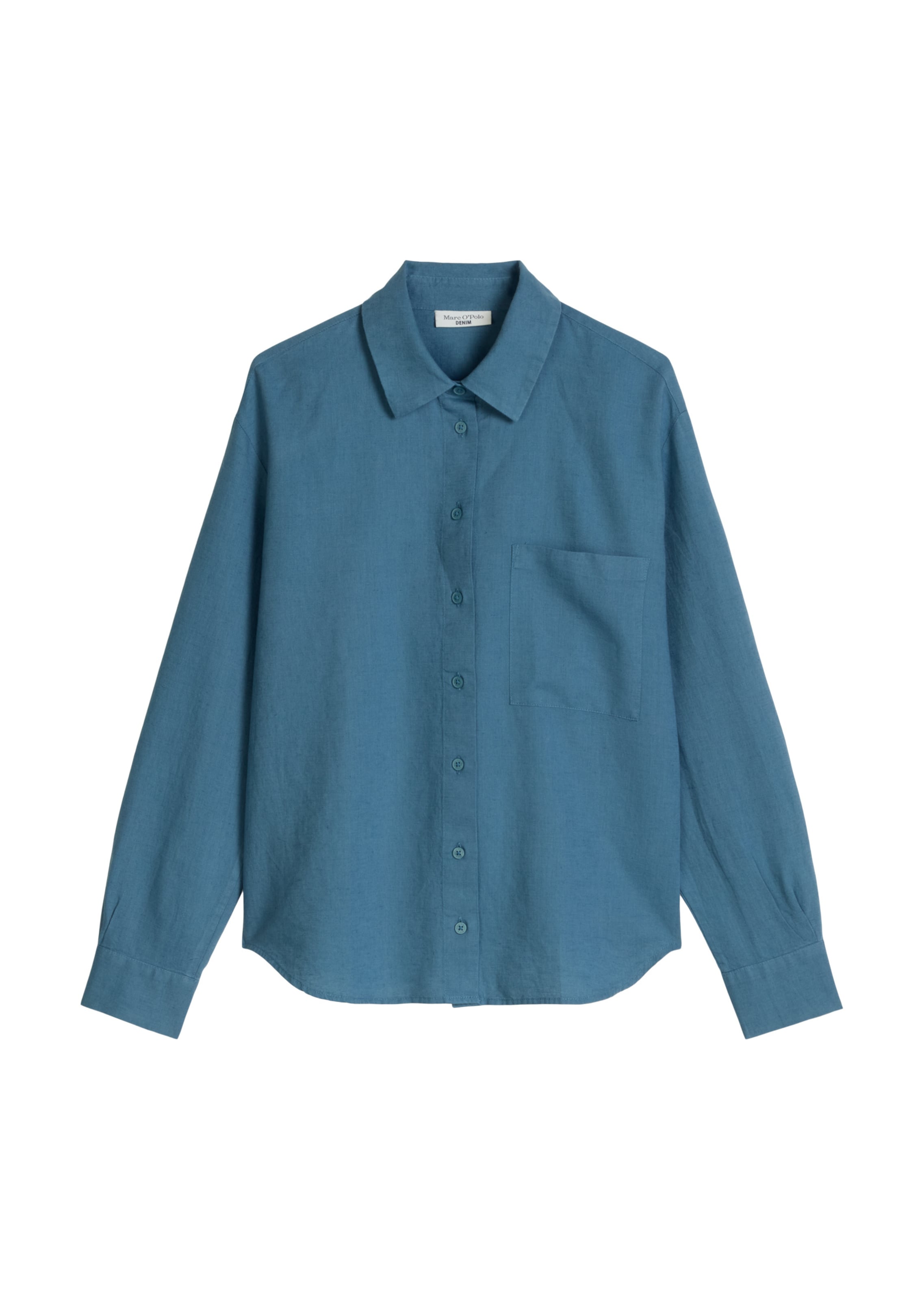 Marc O'Polo DENIM Blouse in Blauw: voorkant